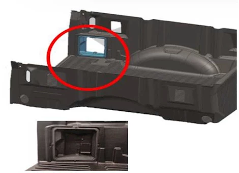 DuraLiner Premium Drop-In Under-Rail Bedliner for 5.5 ft. Bed with Pro Power Onboard Option | 63024SRX Main Image