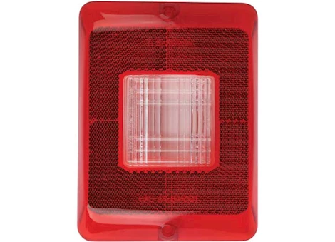 Draw-Tite Replacement part taillight lens vertical #84 #85 & #86 clear backup Main Image