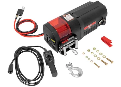 Draw-Tite Dc electric utility winch dc4500 4500lbs w/rope and remote Main Image