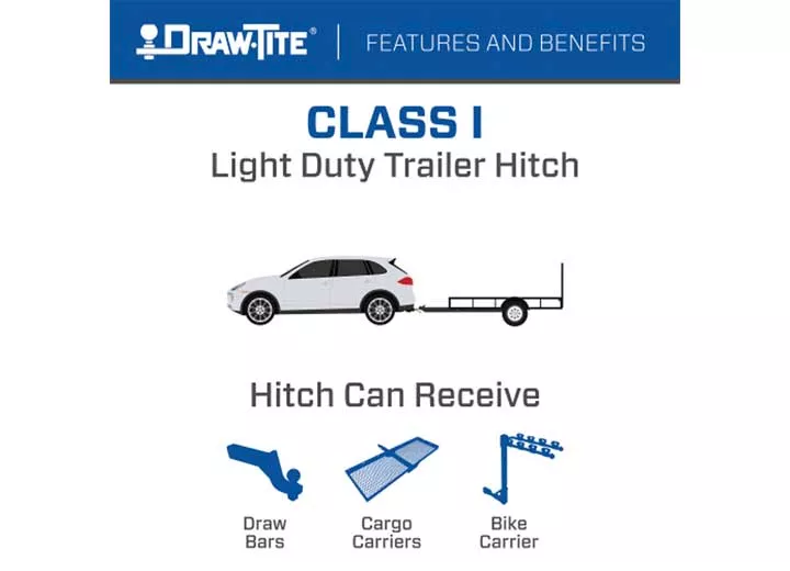 Draw-Tite 23-c honda accord cls i hitch only(without ball mount)