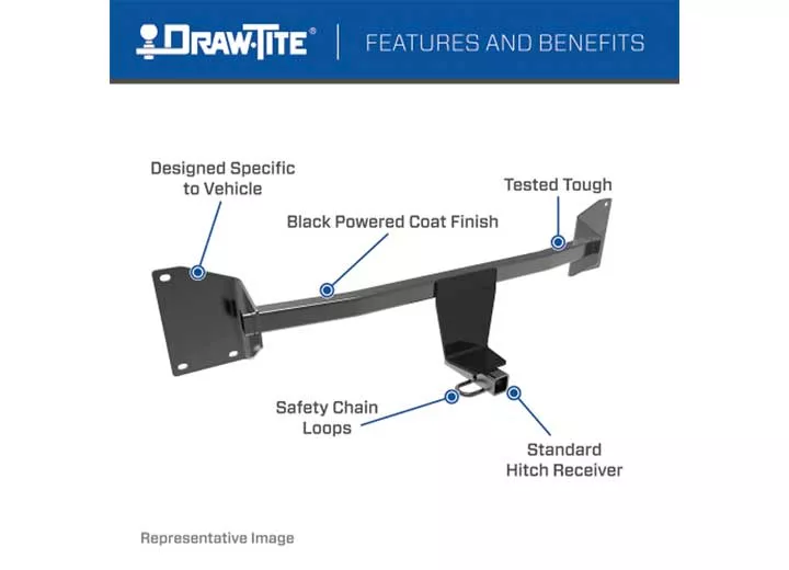 Draw-Tite 23-c toyota crown cls i hitch only(without ball mount