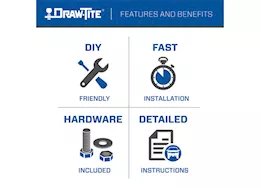 Draw-Tite 25-c camry class i receiver hitch