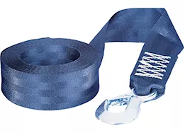 Draw-Tite Winch strap w/hook 2in x 20ft blue