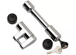 Bulldog 5/8" Chrome Hitch Combo Lock Set