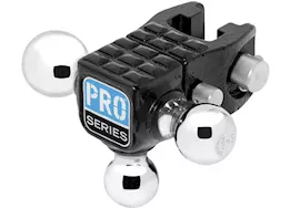 Draw-Tite Adjustable tri-ball mount w/step 1 7/8in 2,000lbs, 2in 10,000lbs, 2 5/16in 14,000lbs