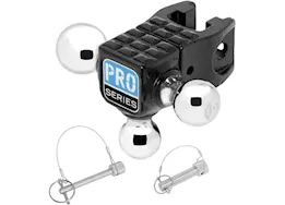 Draw-Tite Adjustable tri-ball mount w/step 1 7/8in 2,000lbs, 2in 10,000lbs, 2 5/16in 14,000lbs