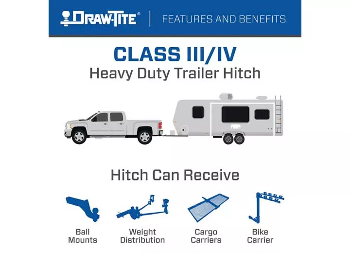 Draw-Tite 23-c lexus rx350 cls iii receiver hitch