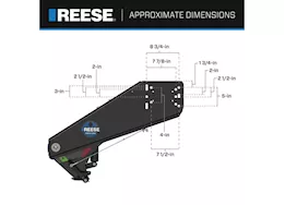 Draw-Tite Gooseneck rv coupler 22,500lbs / lippert 1621,1716,0719 rhino & fabex pb600