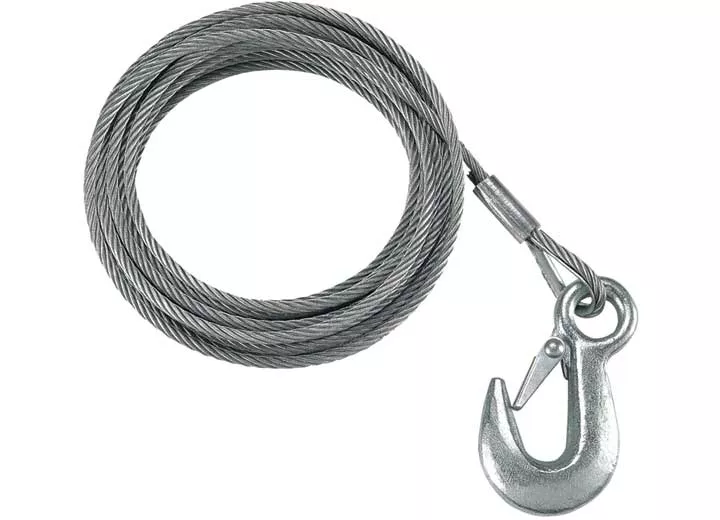 Draw-Tite Winch cable - 3/16in x 25 galvanized; 4,200 lbs breaking strength