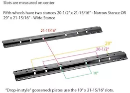 Draw-Tite Fifth Wheel Mounting Rail