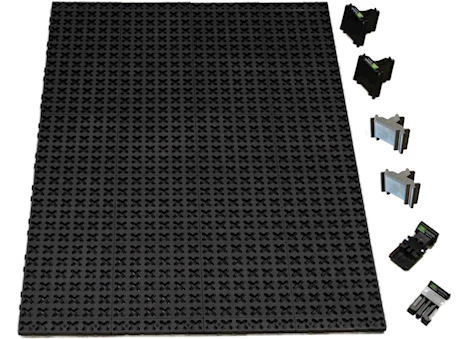 DU-HA TRUCK BED ORGANIZER SLIDE OUT MAT FITS MIDSIZE TRUCK SHORT BED (5FT TO 5.2FT) BLACK