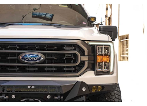 DV8 Offroad 21-23 F-150 ADAPTIVE CRUISE CONTROL RELOCATION BRACKET BLACK