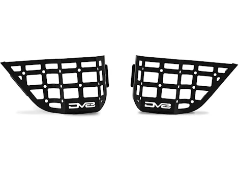 DV8 Offroad 11-18 WRANGLER JK FRONT DOOR POCKET MOLLE PANELS-BLACK
