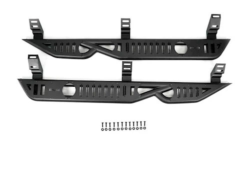 DV8 Offroad 24 TOYOTA LAND CRUISER OE PLUS SIDE STEPS, BLACK