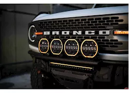 DV8 Offroad 20" halo elite dual row light bar w/ accent light, black