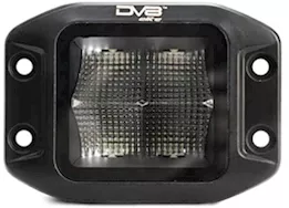 DV8 Offroad Be3fmw40w - universal 3 inch flush mount cube light flood pattern 40w 4800 lumens sold in singles