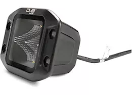 DV8 Offroad Be3fmw40w - universal 3 inch flush mount cube light flood pattern 40w 4800 lumens sold in singles