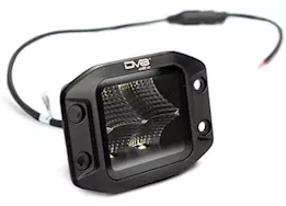 DV8 Offroad Be3fmw40w - universal 3 inch flush mount cube light flood pattern 40w 4800 lumens sold in singles