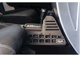 DV8 Offroad 07-18 wrangler center console molle panels & device bridge black