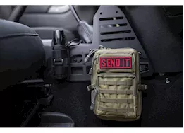 DV8 Offroad 07-18 wrangler center console molle panels & device bridge black
