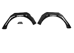 DV8 Offroad 18-c jeep wrangler jl armor fender flares, black