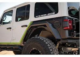 DV8 Offroad 18-c jeep wrangler jl armor fender flares, black