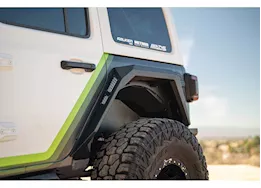 DV8 Offroad 18-c jeep wrangler jl armor fender flares, black