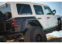 DV8 Offroad 18-c jeep wrangler jl armor fender flares, black