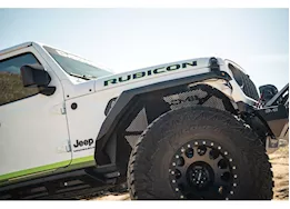 DV8 Offroad 18-c jeep wrangler jl armor fender flares, black