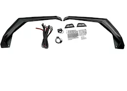 DV8 Offroad 18-c jeep wrangler jl armor fender flares, black