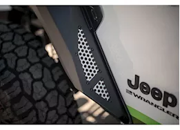 DV8 Offroad 18-c jeep wrangler jl armor fender flares, black