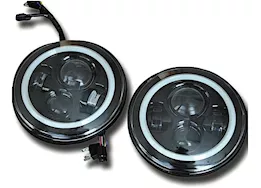 DV8 Offroad 97-18 jeep wrangler led headlights pair w/ antiflickers