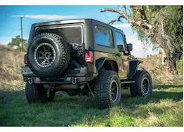 DV8 Offroad 07-18 wrangler jk mto series rear bumper black