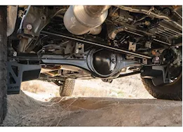DV8 Offroad 2024 tacoma rear shock & link skid plates-black