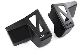 DV8 Offroad 2024 tacoma rear shock & link skid plates-black