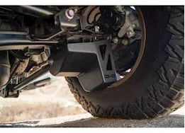 DV8 Offroad 2024 tacoma rear shock & link skid plates-black