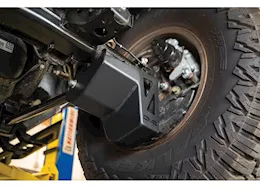 DV8 Offroad 2024 tacoma rear shock & link skid plates-black