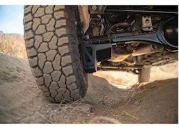 DV8 Offroad 2024 tacoma rear shock & link skid plates-black