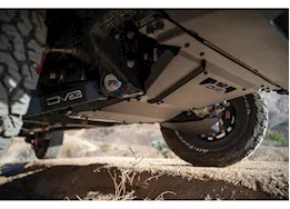 DV8 Offroad 24-c tacoma/land cruiser rear belly skid plate black