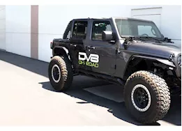 DV8 Offroad 18-c wrangler unlimited fs-15 series rock sliders black