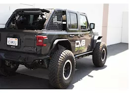 DV8 Offroad 18-c wrangler unlimited fs-15 series rock sliders black