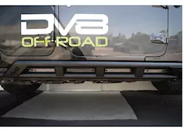 DV8 Offroad 18-c wrangler unlimited fs-15 series rock sliders black