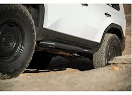 DV8 Offroad 24 toyota land cruiser oe plus side steps, black