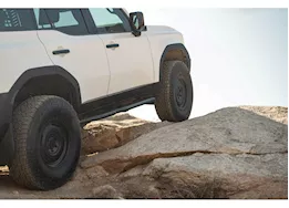 DV8 Offroad 24 toyota land cruiser oe plus side steps, black