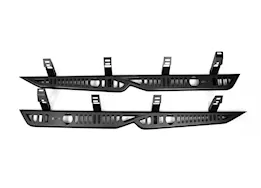 DV8 Offroad 22 toyota tundra crew max oe plus side steps, black