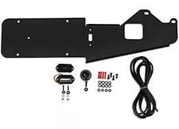 DV8 Offroad 21-c bronco rear license plate relocation bracket