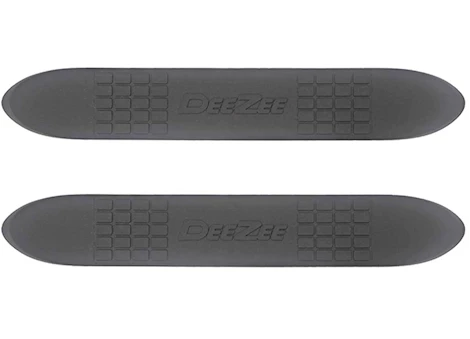 Dee Zee BOXED PAIR STEP PAD FOR 4IN TUBE CHECKERED W/ DZ LOGO