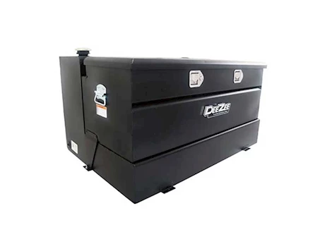 Dee Zee Combo auxiliary transfer tank/chest 92 gal 46.75in black aluminum Main Image