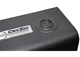 Dee Zee 23in l shaped steel liquid 50gal transfer tank black