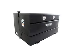 Dee Zee Combo auxiliary transfer tank/chest 92 gal 46.75in black aluminum